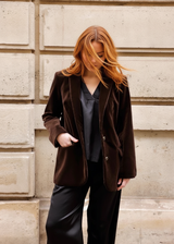 Blazer TOKYO Chocolat - Velour