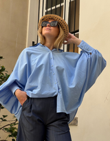 Short MARLO Tencel Bleu