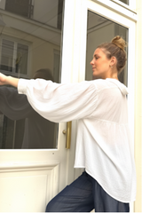 Blouse NATACHA Blanche 100% coton