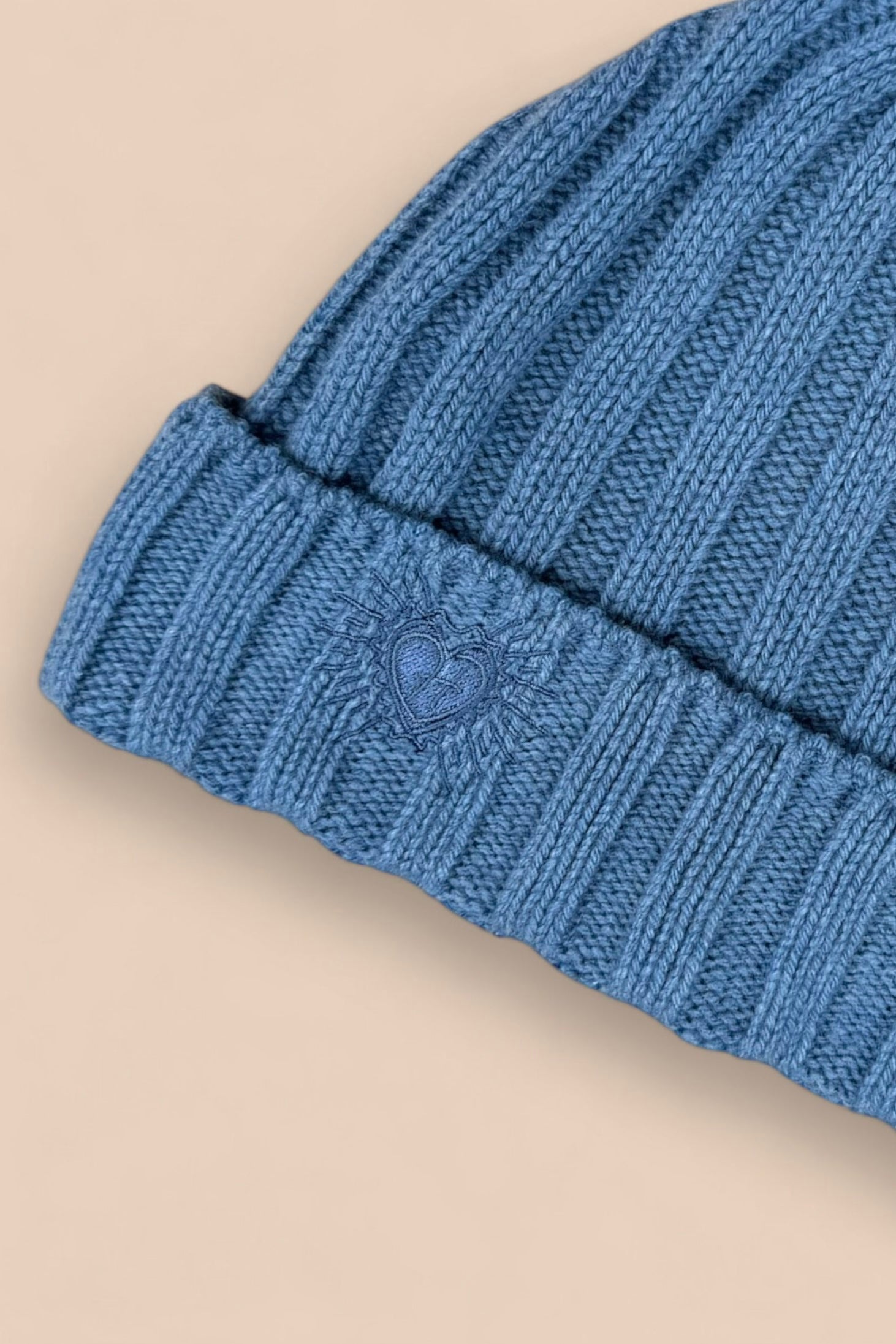 LÉO hat - blue - 100% cashmere