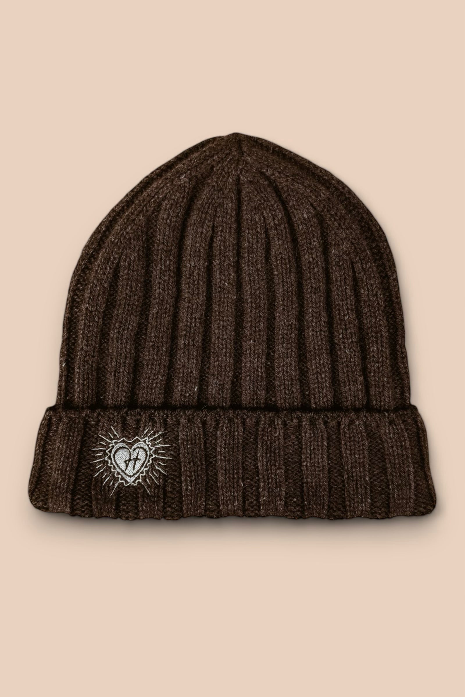 LÉO hat - brown - 100% cashmere