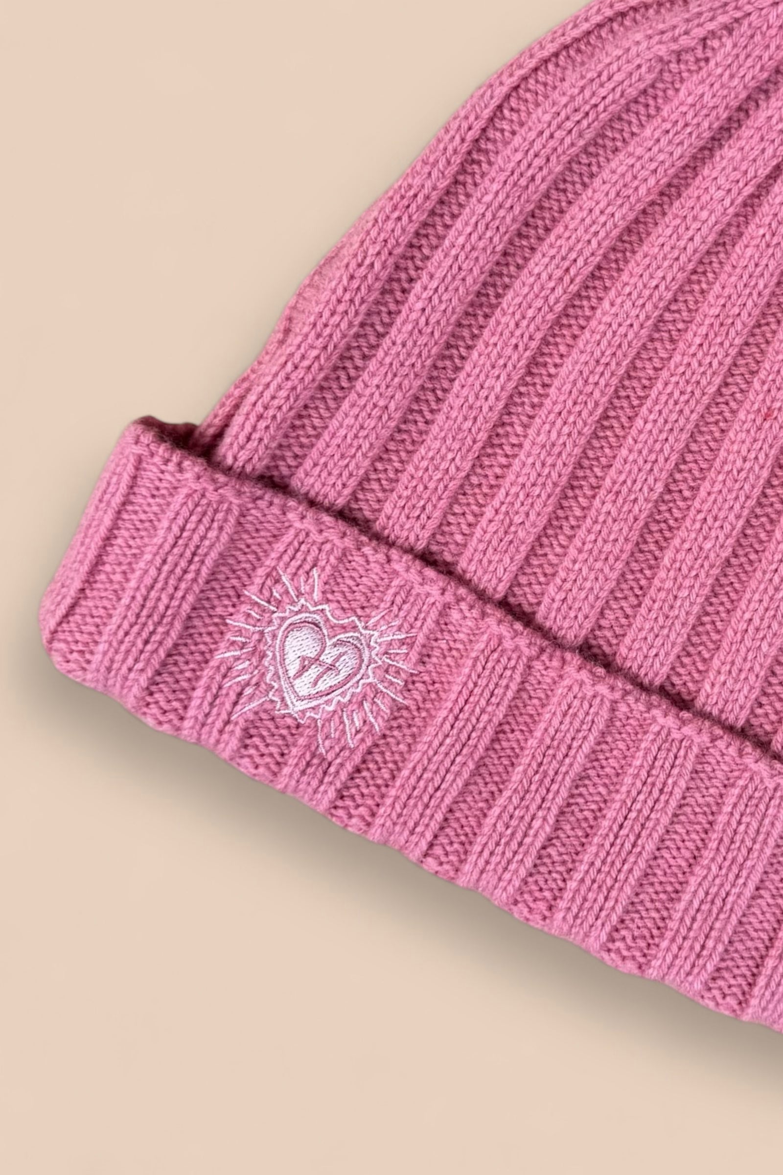 LÉO hat - pink - 100% cashmere