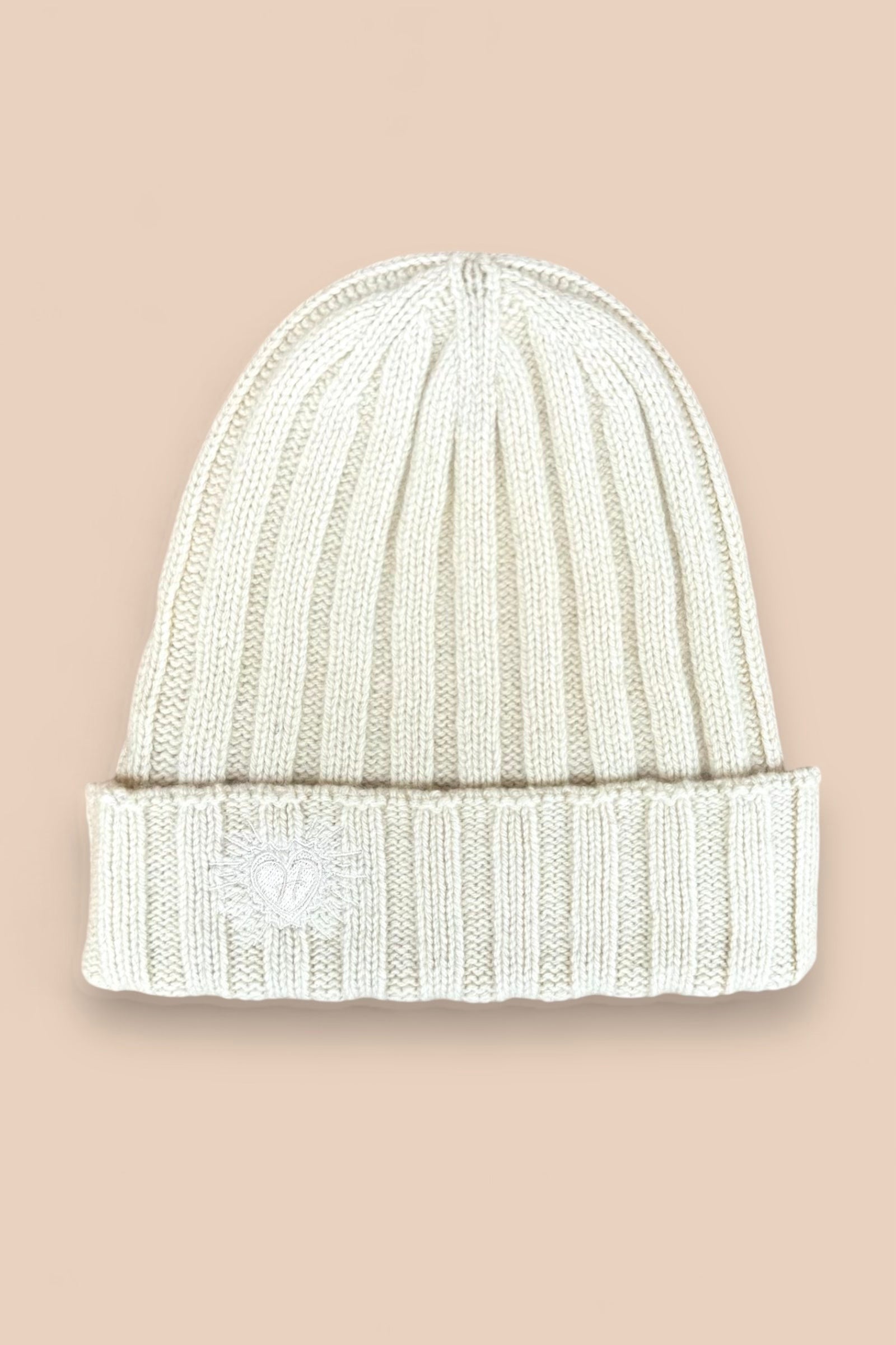 LÉO hat - ivory - 100% cashmere