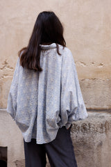 Chemise SATCHI - Broderie Bleu ciel 🆕 - HORTENCE