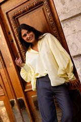Chemise SATCHI - Jaune clair π - HORTENCE