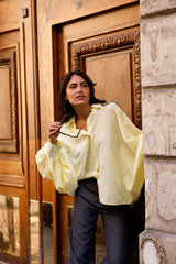 Chemise SATCHI - Jaune clair π - HORTENCE