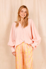 Chemise SATCHI - rose quartz - 100 % Voile de coton - HORTENCE