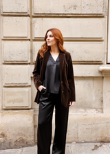 Blazer TOKYO Chocolat - Velour
