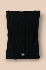 Echarpe BONNIE - noir - 100% cachemire - HORTENCE