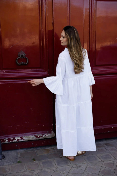 Robe PAROS - Blanche 🆕 - HORTENCE