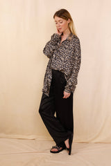 Pantalon ANGE - 100% Soie Blacksilk - HORTENCE