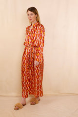 Robe - Kimono MONA Γ©tΓ© indien - 100 % Soie - HORTENCE