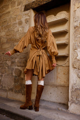 Robe VAHINA DRESS - Bronze π - HORTENCE