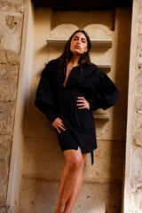 Robe VAHINA DRESS - Noire π - HORTENCE