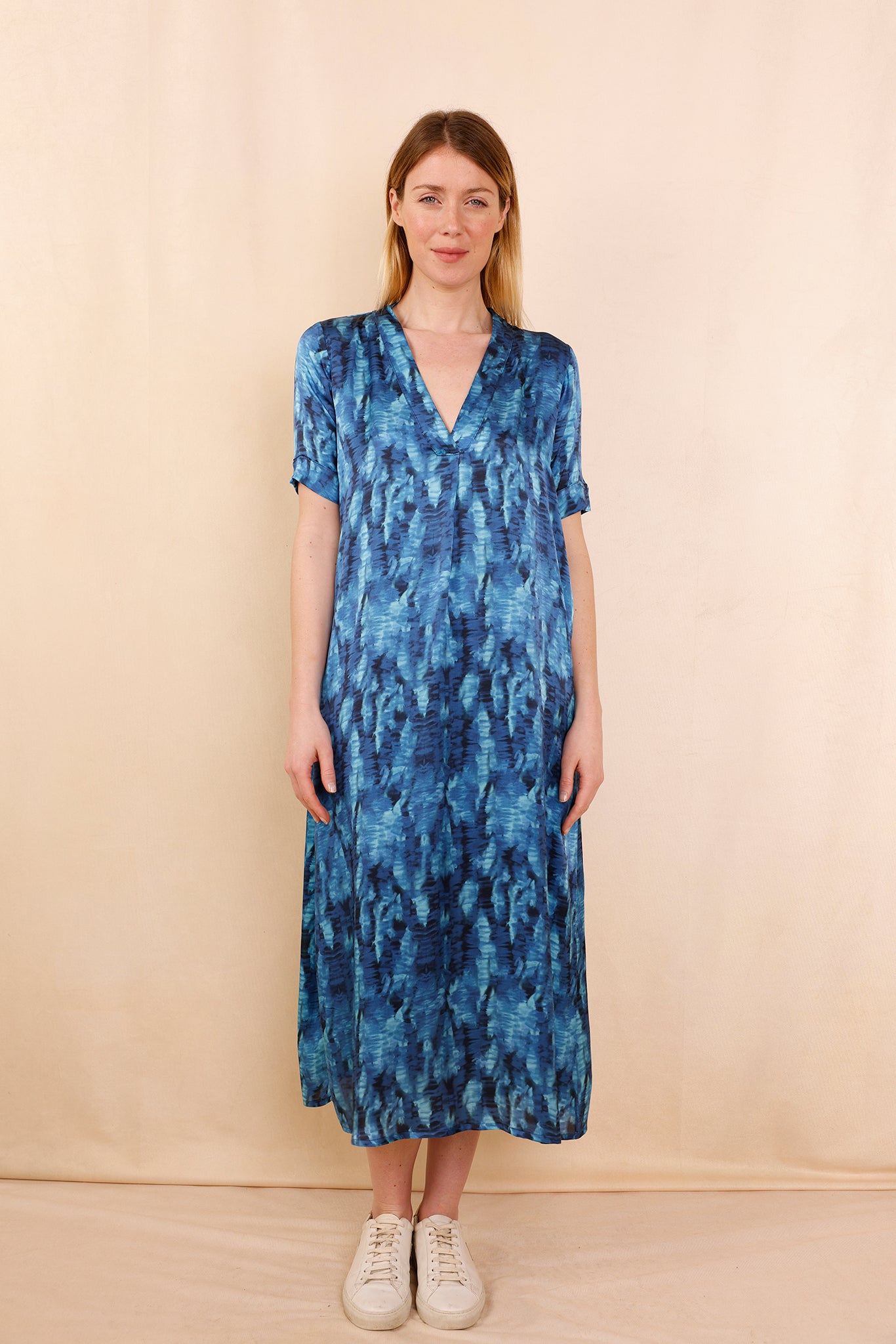 TADASANA Dress - 100% Viscose Crepon