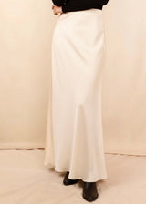 Jupe Mathéa - champagne - 100 % soie