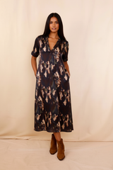 Robe TADASANA  Multicolore - 100% Soie