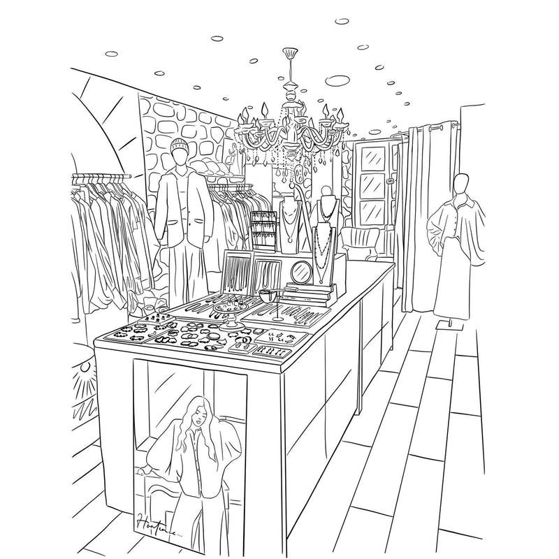 Intérieur boutique Hortence Paris