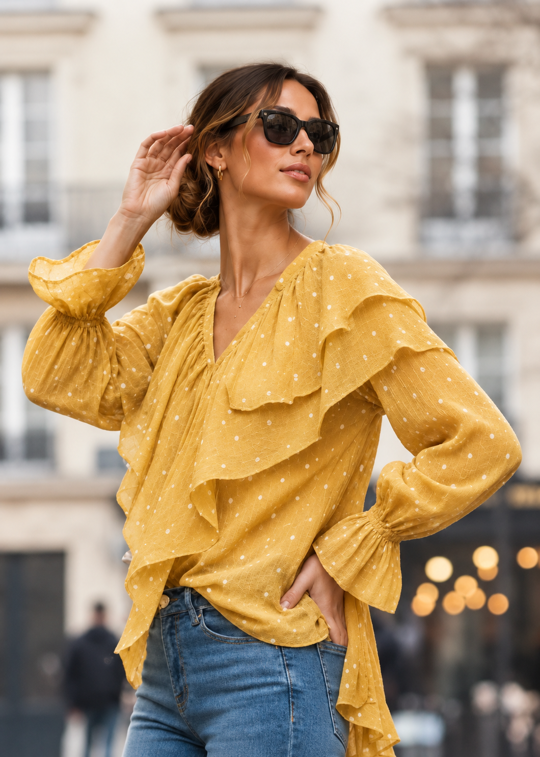 AMARA Yellow Shirt - Cotton