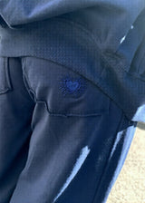 NOLA Navy Blue Loungewear Trousers - Cotton