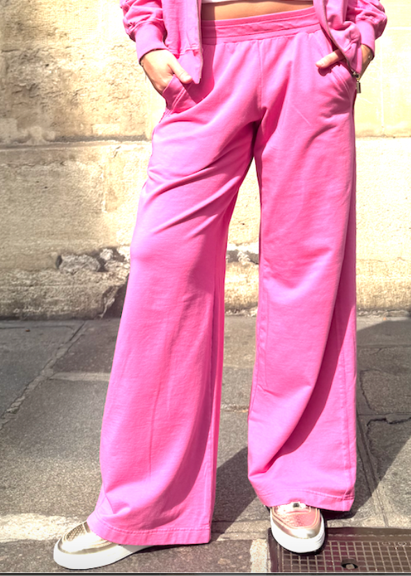 NOLA – Pantalon Loungewear Chic Fuchsia