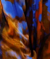 Pantalon FÉLIX Bleu - Viscose
