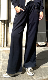 NOLA Black Loungewear Trousers - Cotton