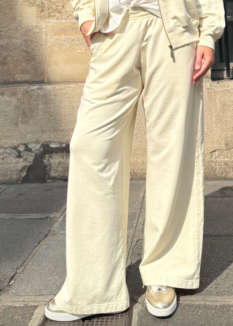 NOLA – Pantalon Loungewear Chic Ivoire