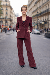Blazer LINO Prune - Velours