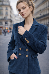 Blazer LINO Marine - Velours