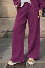 NOLA Plum Loungewear Trousers - Cotton
