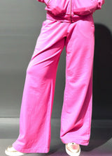 NOLA – Pantalon Loungewear Chic Fuchsia
