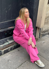 NOLA Fuchsia Loungewear Trousers - Cotton