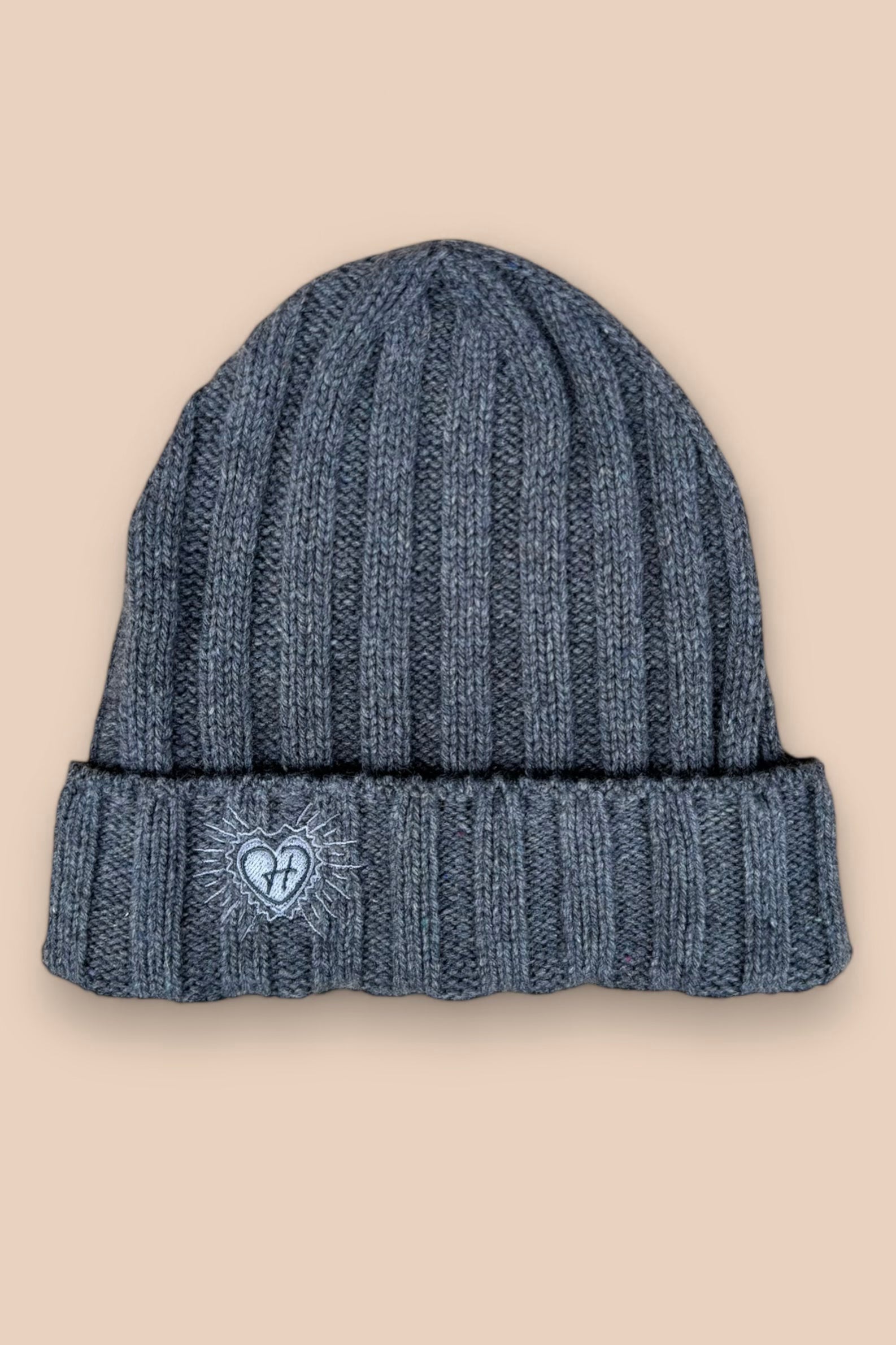 LÉO hat - grey - 100% cashmere