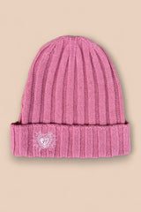 Bonnet LÉO  Rose - Cachemire