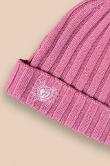 Bonnet LÉO  Rose - Cachemire