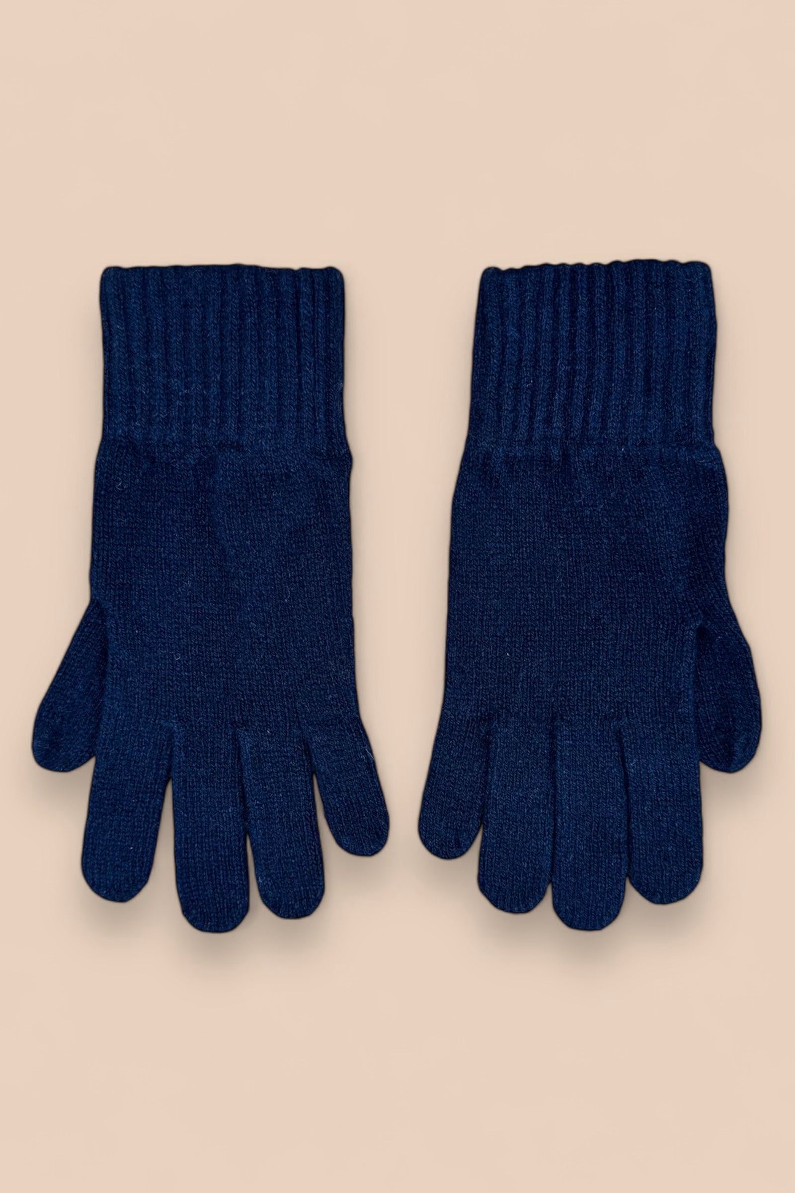 Gants JULES - bleu marine - 100% cachemire