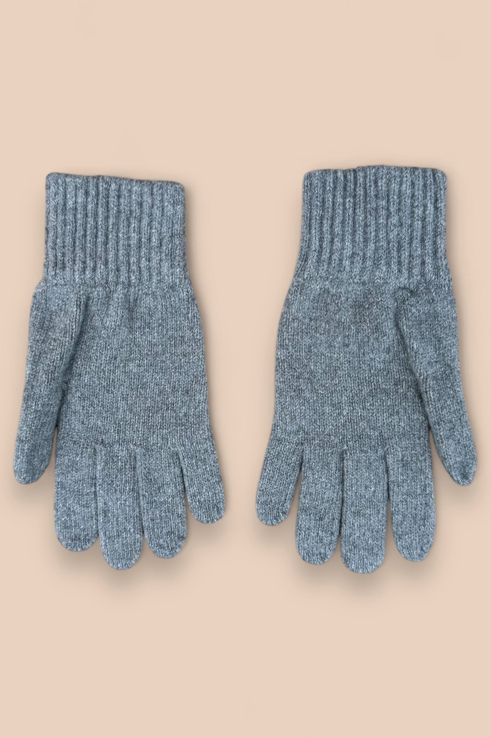 Gants JULES - gris perle - 100% cachemire