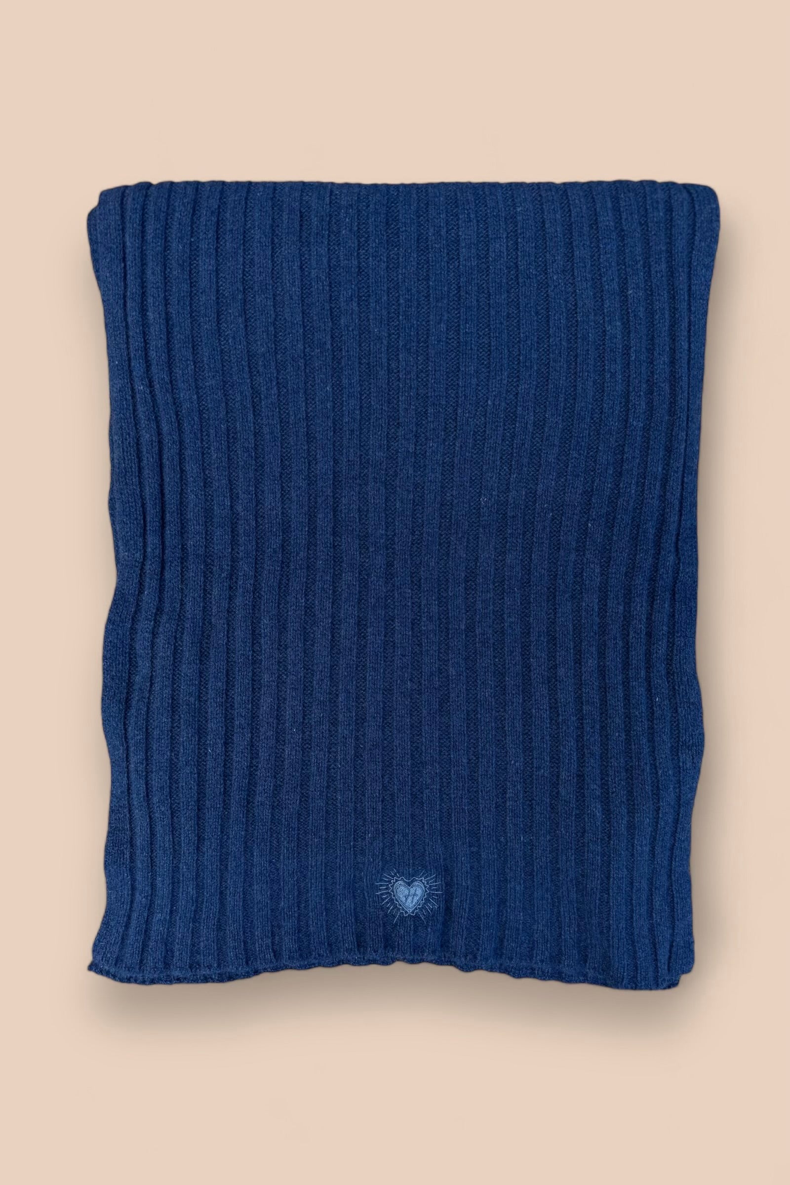 BONNIE scarf - blue - 100% cashmere