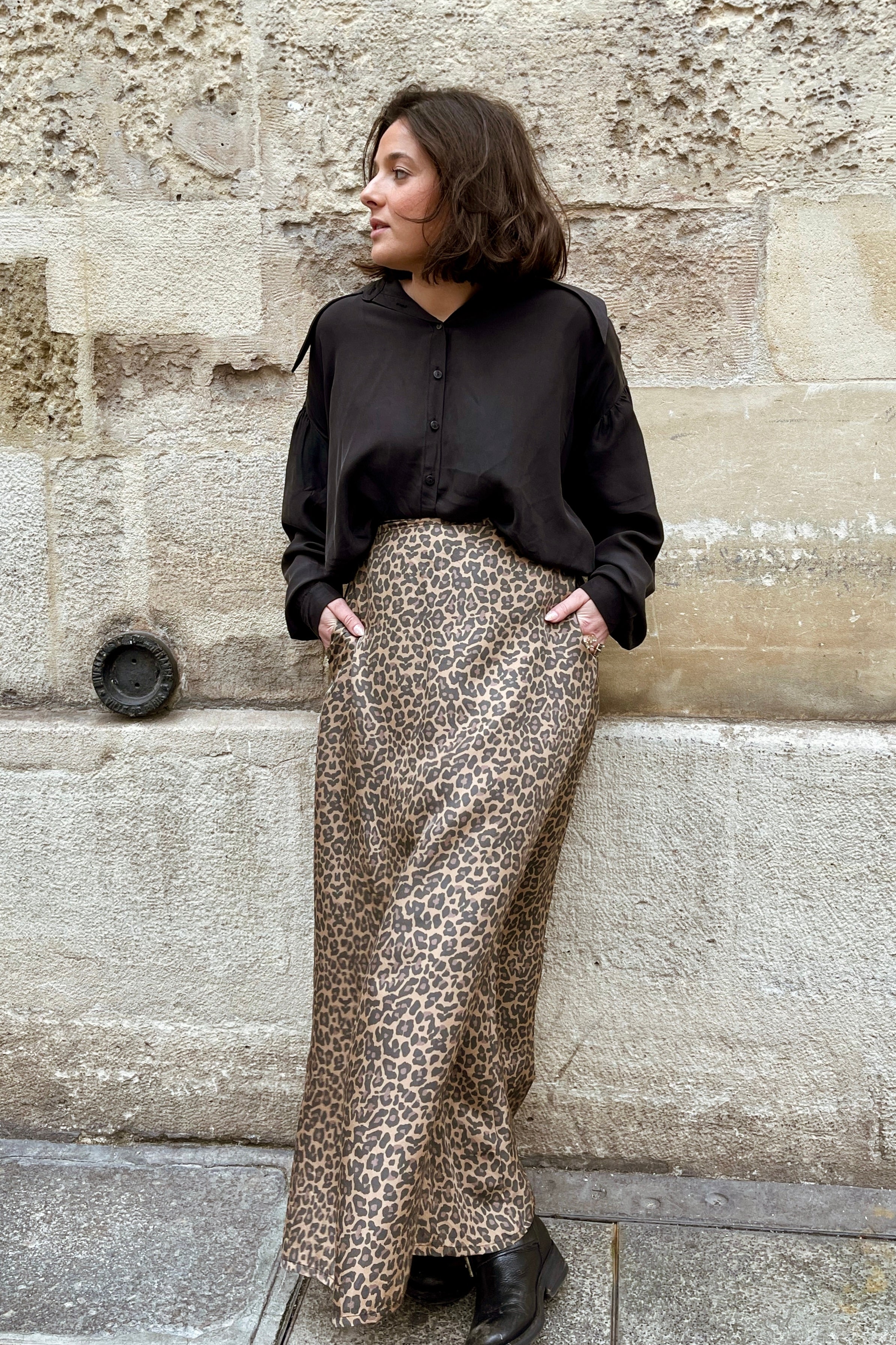 Jupe longue leopard new arrivals