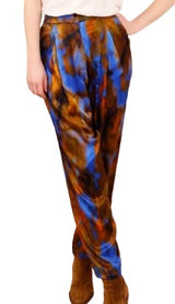Pantalon FÉLIX Bleu - Viscose