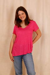 T-shirt MADISON fushia - col V