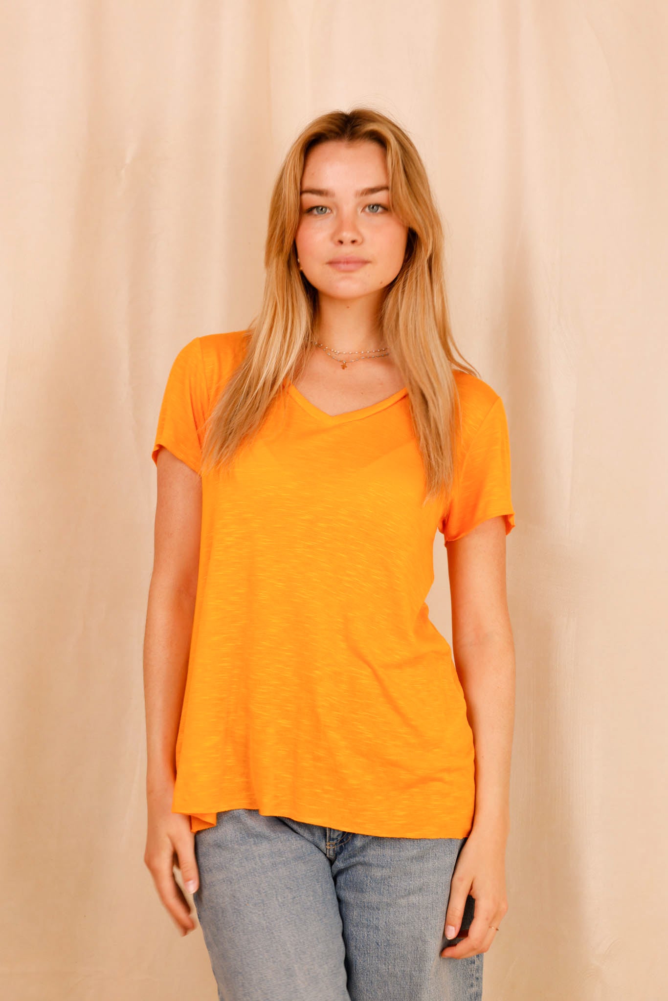 T-shirt MADISON orange - col V