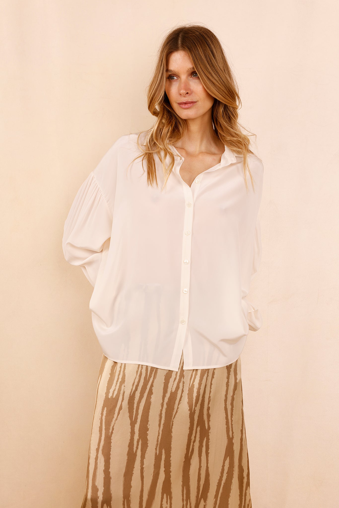 LUCCIANA shirt - 100% Silk