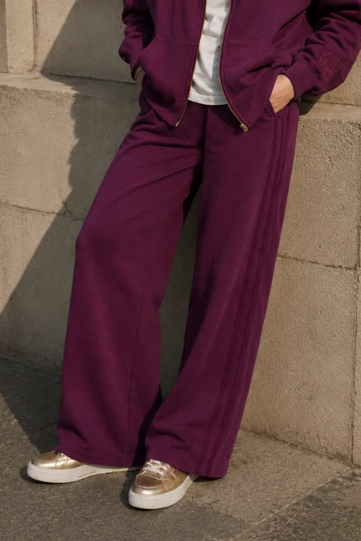 Pantalon Loungewear NOLA Prune - Coton