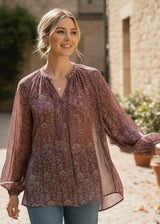 Blouse ANAYA Bordeaux 🆕