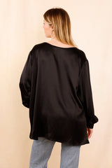 Blouse CALVI noir - HORTENCE