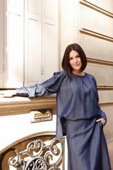 Top GERMAIN - 100 % Blue Tencel