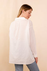 Chemise ASANA blanc - 100% Voile De Coton - HORTENCE