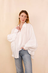 Chemise SATCHI - blanc - 100 % Voile de coton - HORTENCE